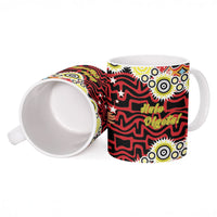 Papua New Guinea Pidgin Language Week Ceramic Mug Halo Olgeta Tok Pisin Wik Bird Of Paradise Oro Batik LT22 - Polynesian Pride