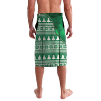 New Zealand Kakapo Christmas In July Lavalava Silver Fern Santa Xmas Green Color LT22 - Polynesian Pride