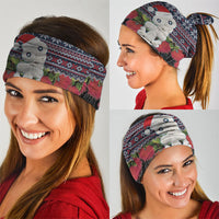 New Zealand Hei Tiki Christmas In July Neck Gaiter Pohutukawa Santa Xmas Polynesian Pattern