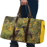 New Zealand Kaka Bird Travel Bag Kowhai Flower Landscape Style LT22 - Polynesian Pride