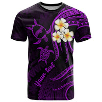 Custom Niihau Hawaii T Shirt Polynesian Tattoo and Pacific Plumeria Purple Vibe LT9 Adult Purple - Polynesian Pride