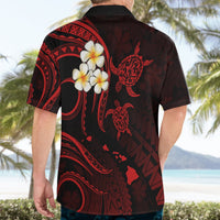 Personalised Kauai Hawaii Hawaiian Shirt Polynesian Tattoo and Pacific Plumeria Red Vibe LT9 - Polynesian Pride