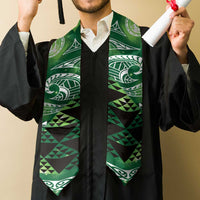 Matariki New Zealand Graduation Stole NZ Niho Taniwha Maori New Year Green Galaxy LT14