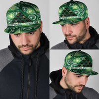 Matariki New Zealand Snapback Cap NZ Niho Taniwha Maori New Year Green Galaxy