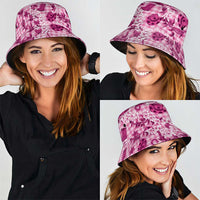 Mokihana Maile Ilima Leis Paniolo Palaka Bucket Hat Hawaiian Omaomo Ulaula Spirit LT9 - Polynesian Pride