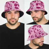 Mokihana Maile Ilima Leis Paniolo Palaka Bucket Hat Hawaiian Omaomo Ulaula Spirit LT9 - Polynesian Pride