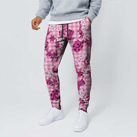 Mokihana Maile Ilima Leis Paniolo Palaka Jogger Pants Hawaiian Omaomo Ulaula Spirit LT9 - Polynesian Pride