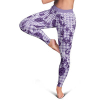 Mokihana Maile Ilima Leis Paniolo Palaka Leggings Hawaiian Poni Spirit - Polynesian Pride
