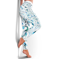New Zealand Aotearoa Leggings Maori Papua Shell Indigenous - Polynesian Pride