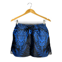 New Zealand Rugby All Blue Shorts for Women Silver Fern All Black Mix Ta Moko LT9 - Polynesian Pride