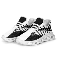 New Zealand Silver Fern Rugby Clunky Sneakers All Black Go Champions Maori Pattern - Polynesian Pride