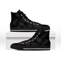 New Zealand Silver Fern Rugby High Top Shoes Go Aotearoa World Cup LT14 - Polynesian Pride