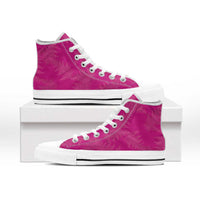 New Zealand Silver Fern Rugby High Top Shoes Go Aotearoa World Cup Pink Version LT14 - Polynesian Pride