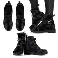 New Zealand Silver Fern Rugby Leather Boots Go Aotearoa World Cup - Polynesian Pride