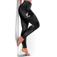 New Zealand Silver Fern Rugby Leggings Go Aotearoa Champions World Cup - Polynesian Pride