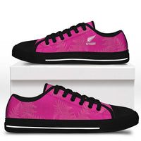 New Zealand Silver Fern Rugby Low Top Shoes Go Aotearoa World Cup Pink Version LT14 - Polynesian Pride