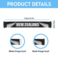 New Zealand World Football 2026 Soccer Scarf National Pride Never Stops LT9 - Polynesian Pride