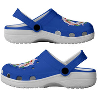 Northern Mariana Islands Clogs Shoes Heritage Palette Flag-Inspired - Polynesian Pride