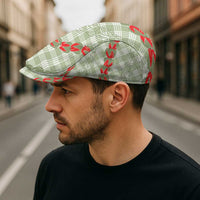 Omaomao Aloha Hawaii Jeff Hat Rosebud Lei With Palaka Motif - Polynesian Pride
