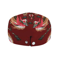 Oxblood Bird of Batik Papua Jeff Hat Exotic Natural Wealth of Papua LT9 - Polynesian Pride