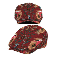 Oxblood Bird of Batik Papua Jeff Hat Exotic Natural Wealth of Papua LT9 - Polynesian Pride