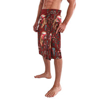 Oxblood Bird of Batik Papua Lavalava Exotic Natural Wealth of Papua LT9 - Polynesian Pride