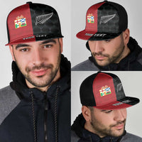 Personalised British Lions New Zealand Mesh Trucker Cap Sporty Style - Polynesian Pride