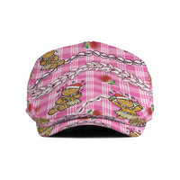 Pink Palaka Hawaii Mele Kalikimaka Jeff Hat Ohia Lehua Shell Leis Funny Gingerbread Santa - Polynesian Pride