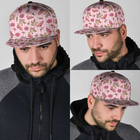 Pink Paniolo Palaka Hawaiian Cowgirl Christmas Snapback Cap - Polynesian Pride