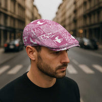 Pink Tonga Kilisimasi Fiefia Jeff Hat Pacific Patchwork Xmas Vibes - Polynesian Pride