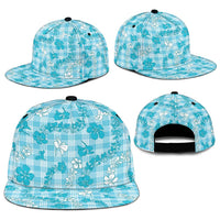 Polu Aloha Hawaii Snapback Cap Plumeria Lei With Palaka Motif - Polynesian Pride