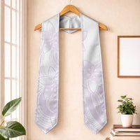 Polynesian Tribal Plumeria Lotu Tamaiti Graduation Stole Pastel Mauve LT9 One Size Mauve - Polynesian Pride