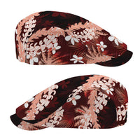 Puakenikeni Maile Lei Jeff Hat Frangipani Red Tropical Leaves