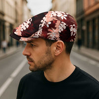 Puakenikeni Maile Lei Jeff Hat Frangipani Red Tropical Leaves