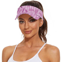 Purple Palaka Hawaii Palapalai Sun Visor Cap Hawaiian Fern