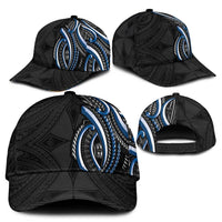 Traditional Art Hawaiian Kakau Tattoos Classic Cap Blue Color LT03