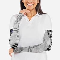 Personalized New Zealand Football Arm Sleeves Kiwi Mascot with Silver Fern - Maori Tribal Tattoo Art TS04 - Polynesian Pride