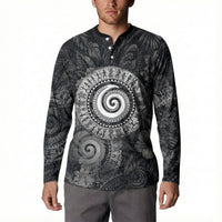 Hawaiian Piko Button Sweatshirt Cultural Anchor Connect Your Roots Ocean Waves TS04 - Polynesian Pride