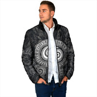 Hawaiian Piko Padded Jacket Cultural Anchor Connect Your Roots Ocean Waves TS04 - Polynesian Pride