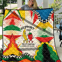 Support Your Fruity Friends Love Wins Gay Pride Quilt LGBTQ Retro 30s Cartoon Checkered TS04 White Yellow - Polynesian Pride