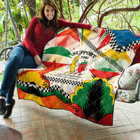 Support Your Fruity Friends Love Wins Gay Pride Quilt LGBTQ Retro 30s Cartoon Checkered TS04 - Polynesian Pride