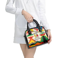 Support Your Fruity Friends Love Wins Gay Pride Shoulder Handbag LGBTQ Retro 30s Cartoon Checkered TS04 - Polynesian Pride
