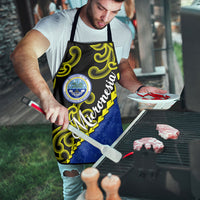Federated States Of Micronesia FSM Apron Pacific Islander Tribal Swirl Geometric Pattern TS04 - Polynesian Pride