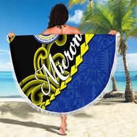 Federated States Of Micronesia FSM Beach Blanket Pacific Islander Tribal Swirl Geometric Pattern TS04 - Polynesian Pride