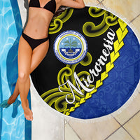 Federated States Of Micronesia FSM Beach Blanket Pacific Islander Tribal Swirl Geometric Pattern TS04 - Polynesian Pride