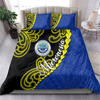 Federated States Of Micronesia FSM Bedding Set Pacific Islander Tribal Swirl Geometric Pattern TS04 - Polynesian Pride