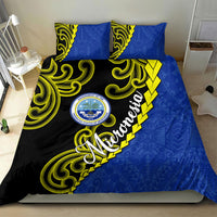 Federated States Of Micronesia FSM Bedding Set Pacific Islander Tribal Swirl Geometric Pattern TS04 - Polynesian Pride