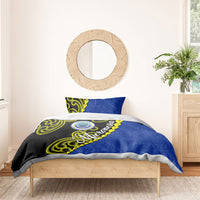 Federated States Of Micronesia FSM Bedding Set Pacific Islander Tribal Swirl Geometric Pattern TS04 - Polynesian Pride