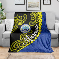 Federated States Of Micronesia FSM Blanket Pacific Islander Tribal Swirl Geometric Pattern TS04 - Polynesian Pride