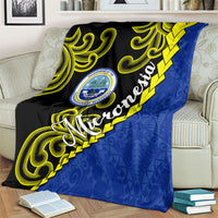 Federated States Of Micronesia FSM Blanket Pacific Islander Tribal Swirl Geometric Pattern TS04 - Polynesian Pride